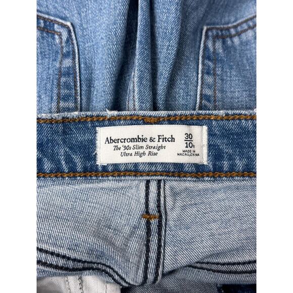 Abercrombie & Fitch Jeans 31 / 10 Womens 90s Slim Straight Ultra High Rise - Picture 6 of 7